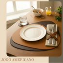 Sousplat Orgânico Deluxe – Beleza Natural para Sua Mesa