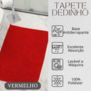 Tapete de Banheiro Antiderrapante Bolinha Macarrão Várias Cores