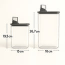 Dispenser Hermético para Lavanderia &nbsp;Organização, Estilo e Praticidade.