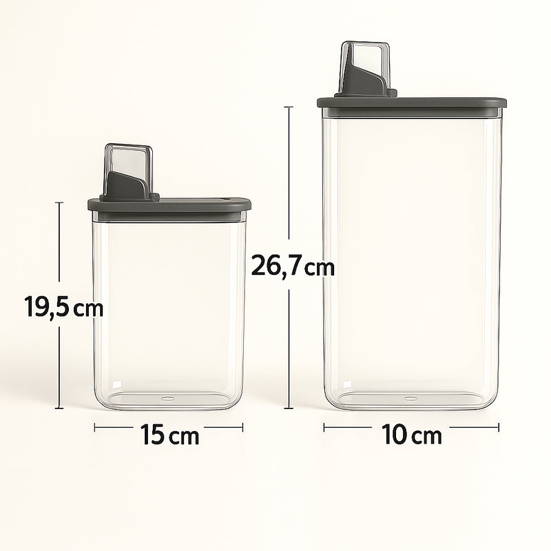 Dispenser Hermético para Lavanderia &nbsp;Organização, Estilo e Praticidade.