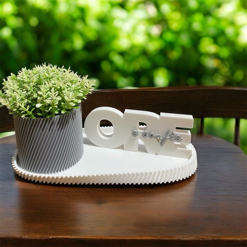 Kit Decorativo “Ore e Confie” – Fé, Estilo e Modernidade