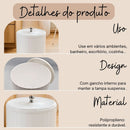 Lixeira Compacta com Tampa – Beleza e Conforto no Seu Espaço