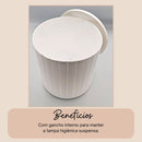 Lixeira Compacta com Tampa – Beleza e Conforto no Seu Espaço