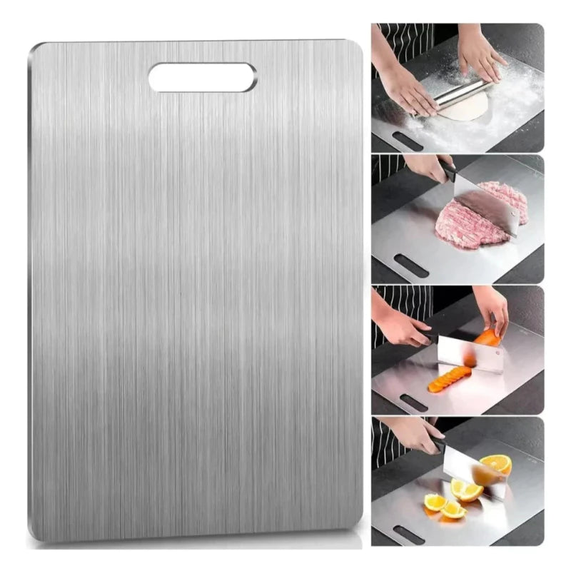 Tábua de Corte Premium Inox 304 – Resistência, Higiene e Performance
