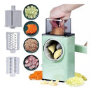 Cortador e Ralador 3 em 1 – Sistema Giratório Prático e Rápido